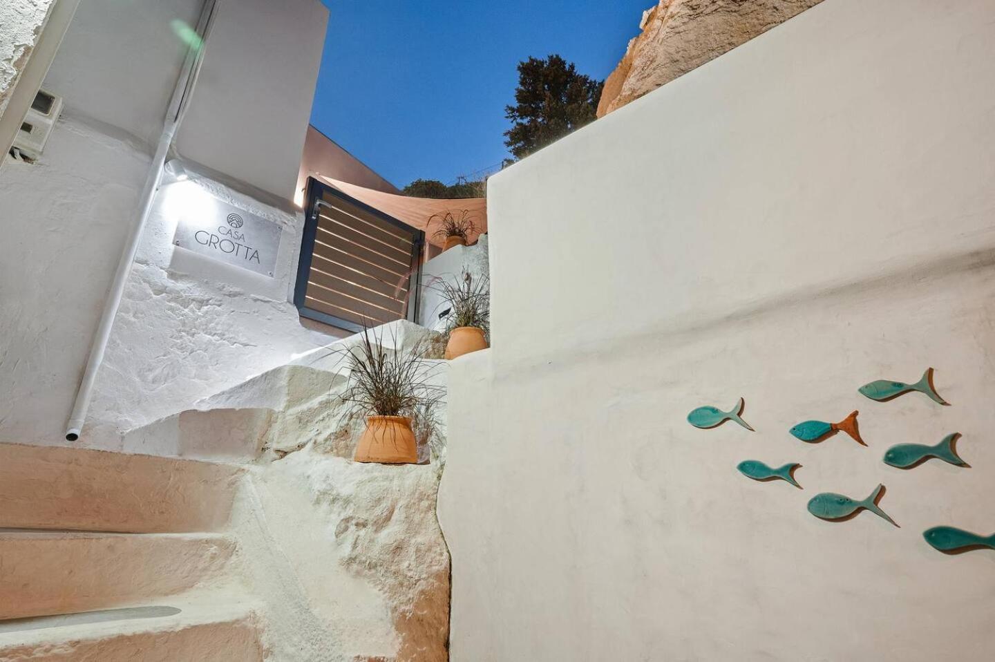 Hotel Casa Grotta With Sea & Cave View Matala Exterior foto